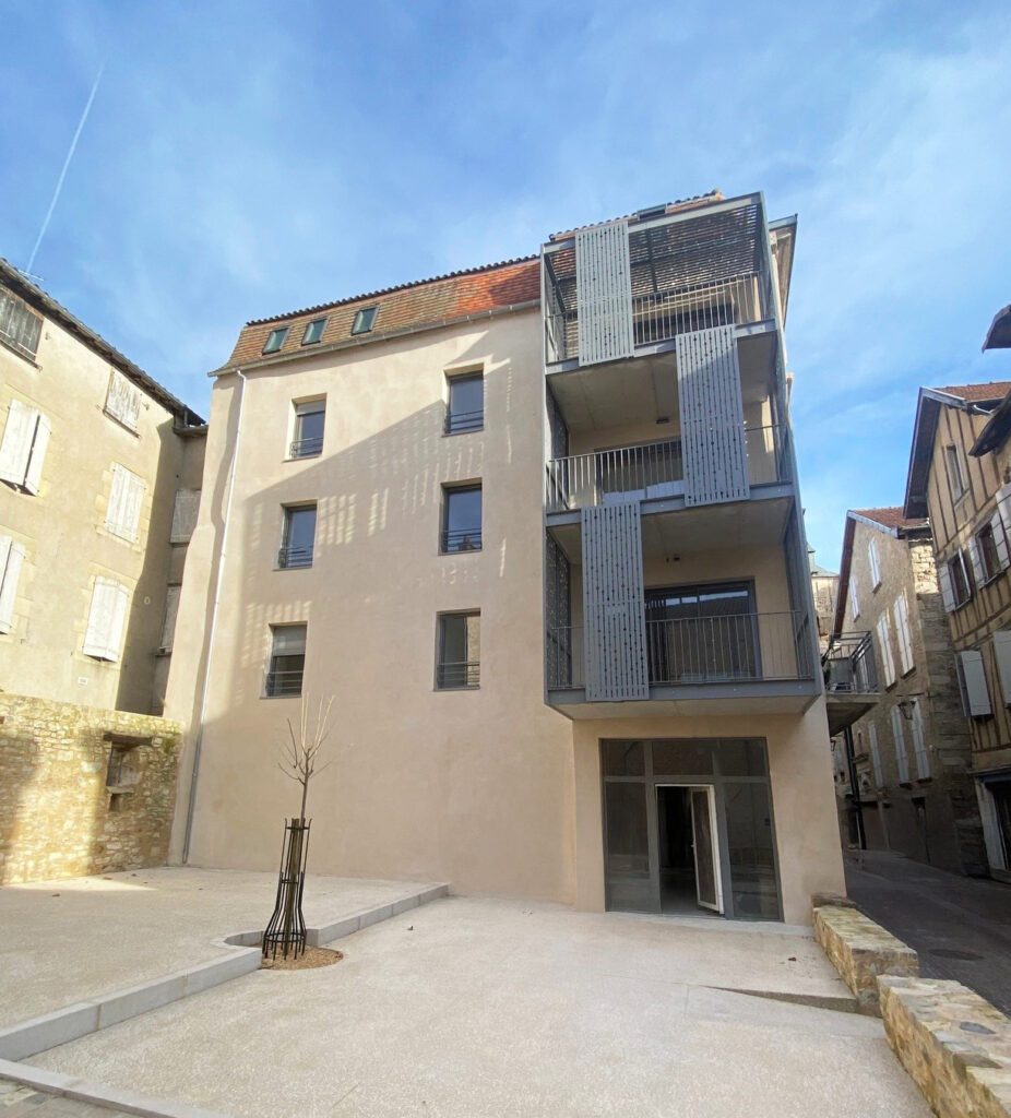 VUE EXTERIEURE VILLEFRANCHE DE ROUERGUE REHABITLITATION