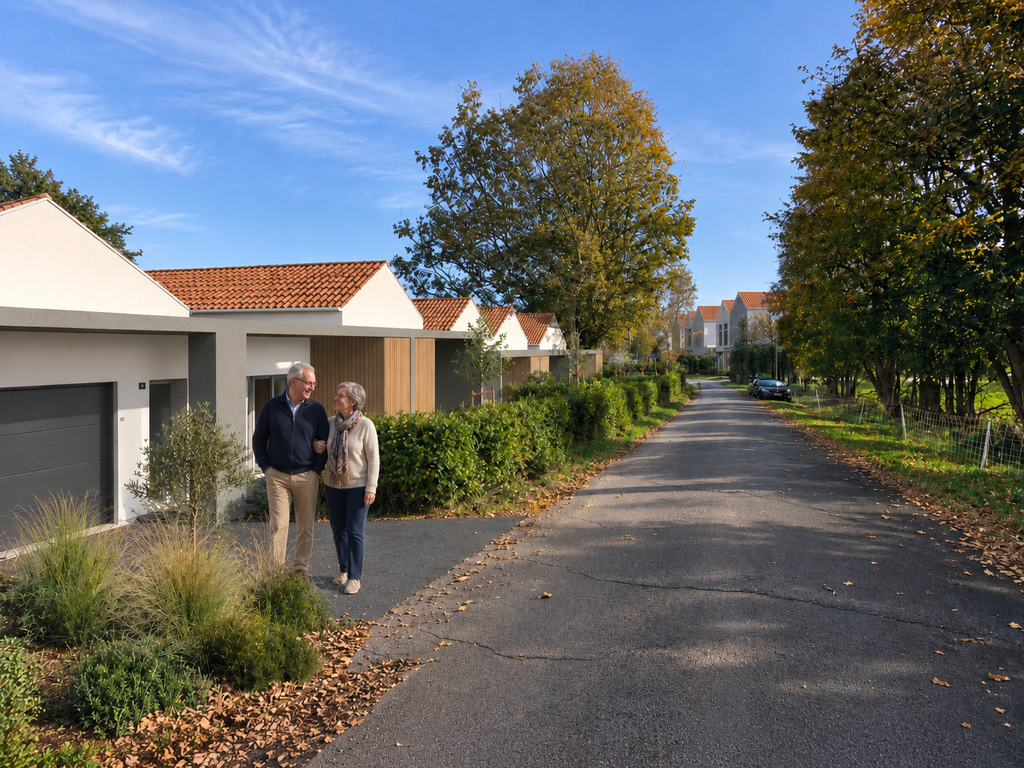 perspective pavillons séniors le clos des puy Aydat